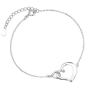 Bratara argint Inima si Infinit DiAmanti Z1559B-DIA (Argint 925‰ 1,8 g.) Bratara argint Inima si Infinit DiAmanti Z1559B-DIA (Argint 925‰ 1,8 g.)